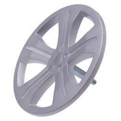 Ковпак з віссю заднього колеса 7" газонокосарки Makita ELM3310 (D160 dвала12 Lвала54 М8R) оригинал DA00000906