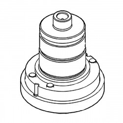 Шпиндель в зборі DGA469 DGA519 Makita (Макита) оригинал 127428-8