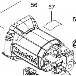 Корпус двигателя PO5000C PO6000C Makita (Макита) оригинал 456802-6