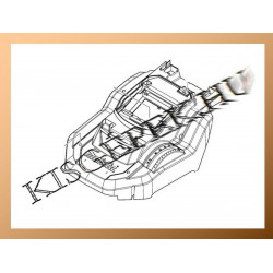 Верхняя крышка Makita оригинал 127387-6