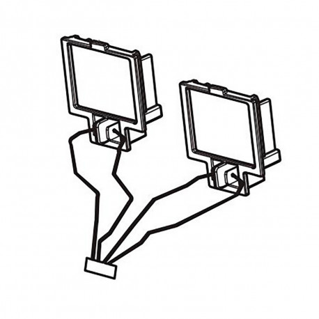 Тримач-роз'єм батареї у зб. DML809 Makita оригінал GM00002200