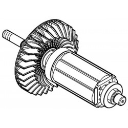 Якорь болгарки (УШМ) Makita GA005G, GA008G, GA016G, GA029G оригинал 519595-7