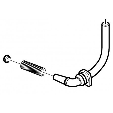 Вузол всмоктувального маслопроводу Makita (Макита) оригінал 170245200