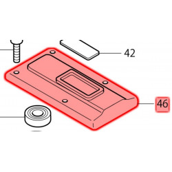 Крышка корпуса редуктора Makita (Макита) оригинал 316732-2