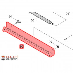 Защитный экран днища новая модель Makita (Макита) оригинал 345292-7