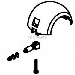 Половина ручки, внутрішня, ліва Makita (Макита) оригінал 385311010