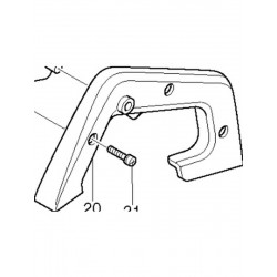 Кожух ручки Makita (Макита) оригинал 410830-5