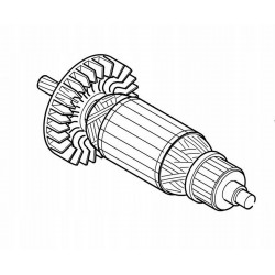 Якорь шлифмашины ленточной Makita 9901 оригинал 518618-8 