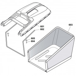 Корзина верхняя деталь ELM4600/PLM Makita (Макита) оригинал 664486101