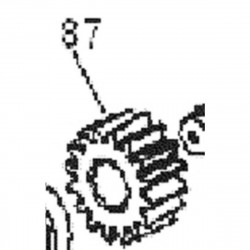 Зубчатое колесо D Makita (Макита) оригинал EE73533510