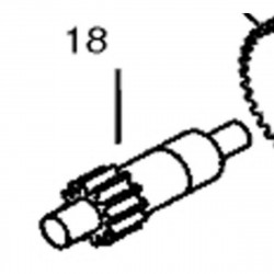 Вал Makita (Макита) оригинал EE7731C490