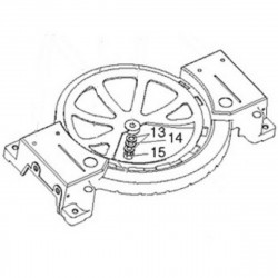 Вузол опорної плити Makita (Макита) оригінал JM23000009