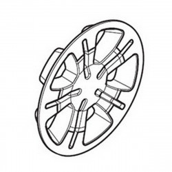 Крышка переднего колеса LM430D Makita (Макита) оригинал 453240-3