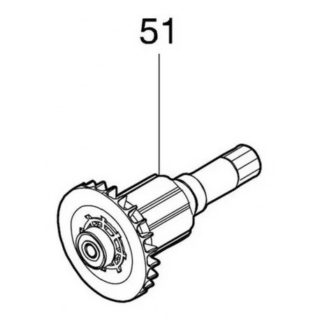 Ротор DSC102 Makita (Макита) оригинал 619512-8