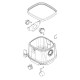 Бак B DVC151L DVC153L DVC154L Makita (Макита) оригинал 191B57-5