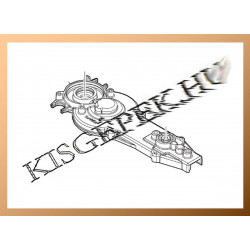 Корпус редуктора верхний UH006G/007G Makita оригинал 141C50-5