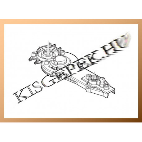 Корпус редуктора верхній UH006G/007G Makita оригінал 141C50-5