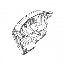 Корпус двигателя UA003G/UA004G Makita оригинал 183U43-4