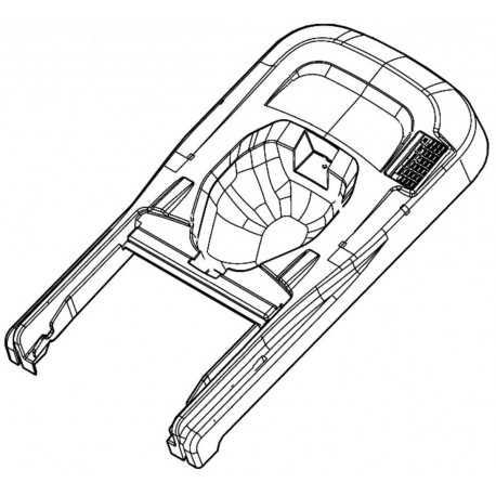 Крышка травосборника DLM382 Makita оригинал 459812-2