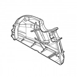 Пылесборник CS002G Makita оригинал 312C66-9