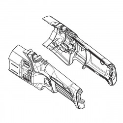 Ручка PO5000C PO6000C Makita (Макита) оригинал 183D86-4