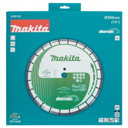 Алмазный диск по бетону сегмент 350x25,4 мм D-80139 Makita оригинал
