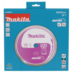 Алмазный диск по керамике сплошной 230x22,23 мм D-80254 Makita оригинал
