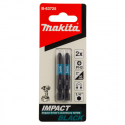 Бита PH2 50 мм Impact Black 2 шт. B-63725 Makita оригинал