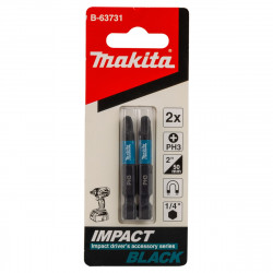 Бита PH3 50 мм Impact Black 2 шт. B-63731 Makita оригинал