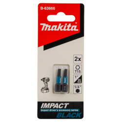 Бита T15 25 мм Impact Black 2 шт. B-63666 Makita оригинал