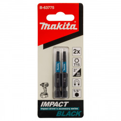 Бита T15 50 мм Impact Black 2 шт. B-63775 Makita оригинал