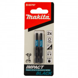 Бита T25 50 мм Impact Black 2 шт. B-63797 Makita оригинал