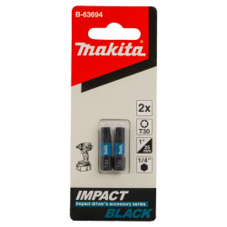 Бита T30 25 мм Impact Black 2 шт. B-63694 Makita оригинал