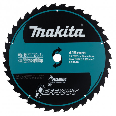 Диск пильный по древесине Efficut Specialized 415x30 35T E-24848 Makita оригинал