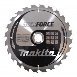 Диск пильный по древесине MAKForce 270x30 мм 24Т B-32172 Makita оригинал