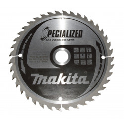 Диск пильный по древесине для акум. пыль SPECIALIZED 165x20 мм 40T B-32954 Makita оригинал