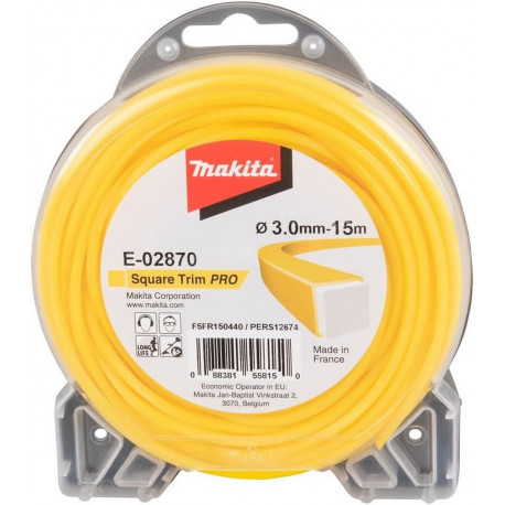 Леска косильная двухслойная ?3 мм 15 м E-02870 Makita оригинал