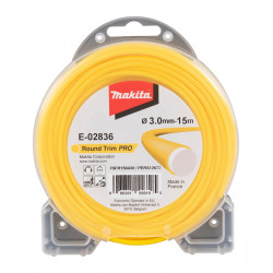 Леска косилка желтая круглая 3,0mm/15m E-02836 Makita оригинал