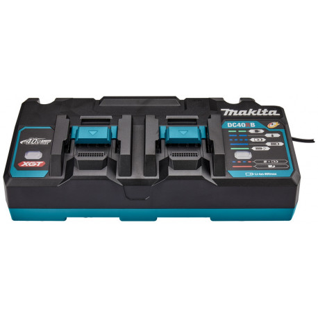 Зарядное устройство DC40RB XGT на 2 батареи быстрый 191N09-8 Makita оригинал
