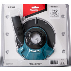 Защитный кожух для пылеотвода 115/125 мм 191W06-8 Makita оригинал