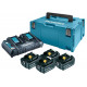 Набор аккумуляторов LXT (4 x BL1850B, DC18RD, Makpac) MKP3PT184 Makita оригинал Набор аккумуляторов LXT (4 x BL1850B, DC18RD, Makpac) MKP3PT184 Makita оригинал