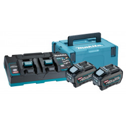 Набор аккумуляторов XGT (BL4050Fx2+DC40RB+MAKPAC) 191U13-9 Makita оригинал