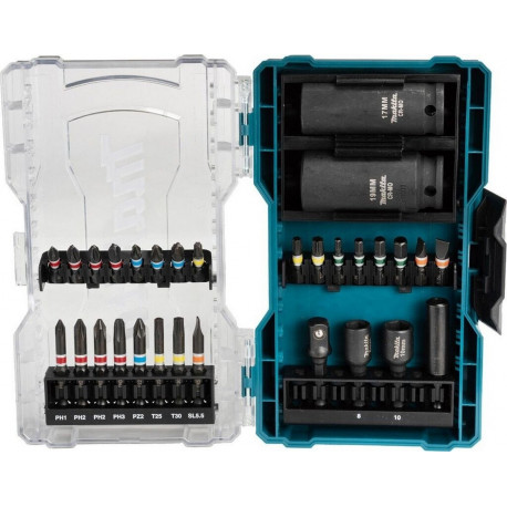 Набор бит, головок и насадок Impact Black 30шт. E-07060 Makita оригинал