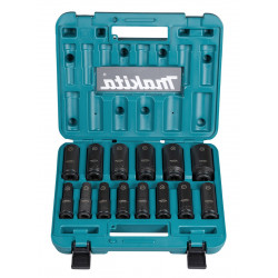 "Набор удлиненных ударных головок 1/2"" Impact Black 14 шт. E-16586 Makita оригинал"