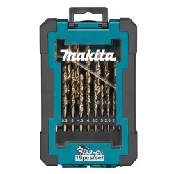Набор сверл по металлу HSS-Co (5%) 19 шт. D-67561 Makita оригинал