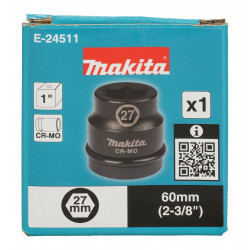"Ударная торцевая головка 1"" 27 мм E-24511 Makita оригинал"