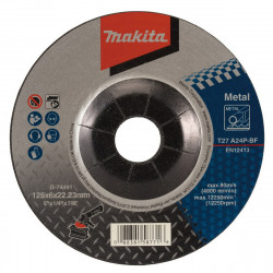 Шлифовальный диск по металлу 125x6.0x22.23, A24P D-74491 Makita оригинал
