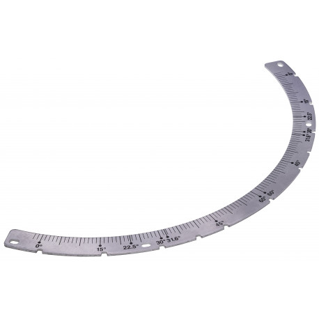 Пластина шкалы среза торцовочной пилы Makita LS1019L\LS1219L оригинал 347412-9