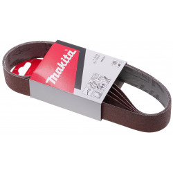 Набір (5шт.) шліфувальних стрічок (30*533мм) Makita P100 оригінал P-36706