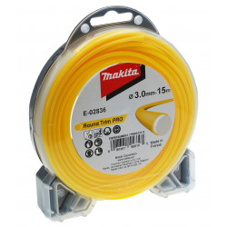 Леска косильная круг Makita d3,0 (15 м) желтая армированна PRO оригинал E-02836